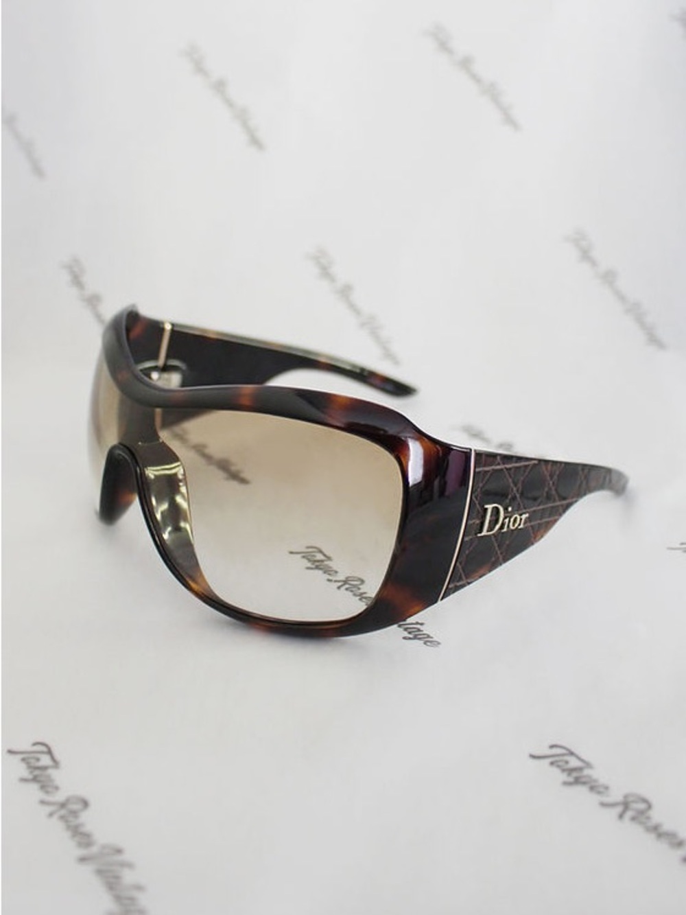 Authentic Christian Dior Cannage Shield Sunglasses - Picture 3 of 9